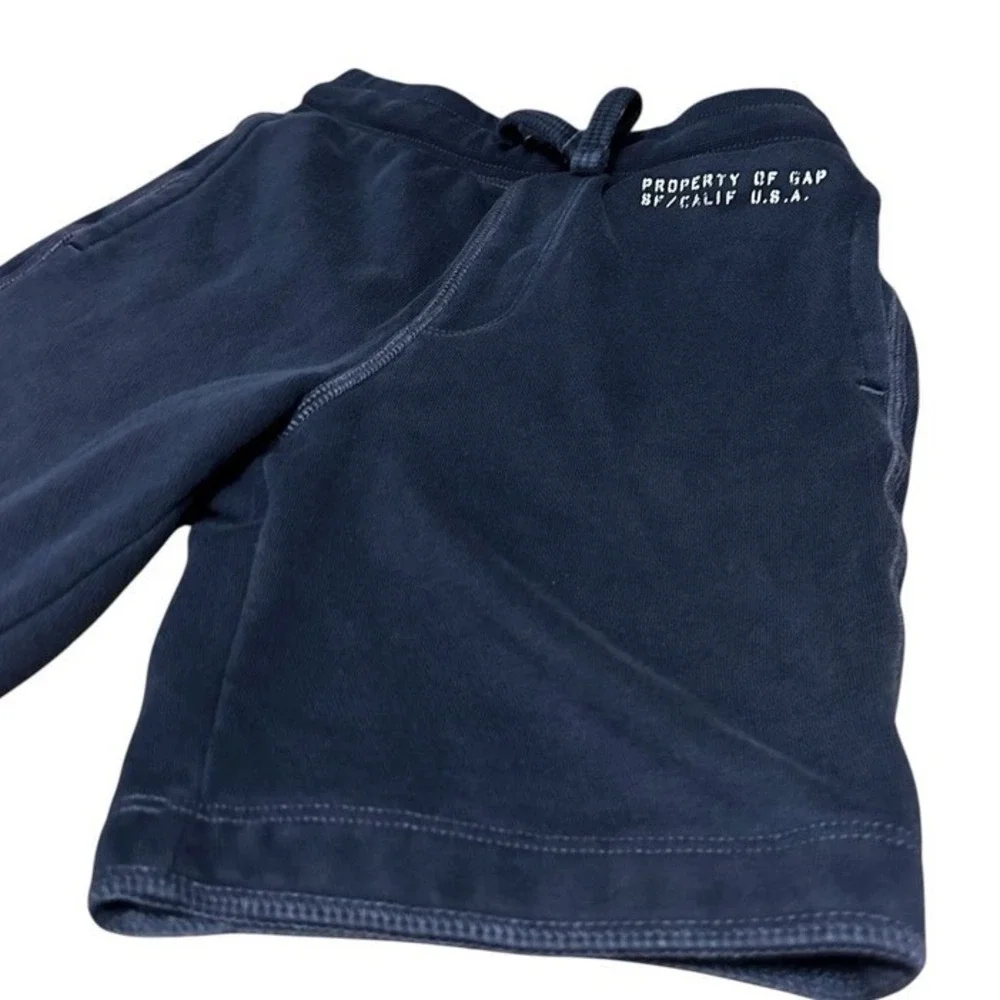 GAP Kids Navy Blue Sweat Shorts with‎ Drawstring Size S 6-7